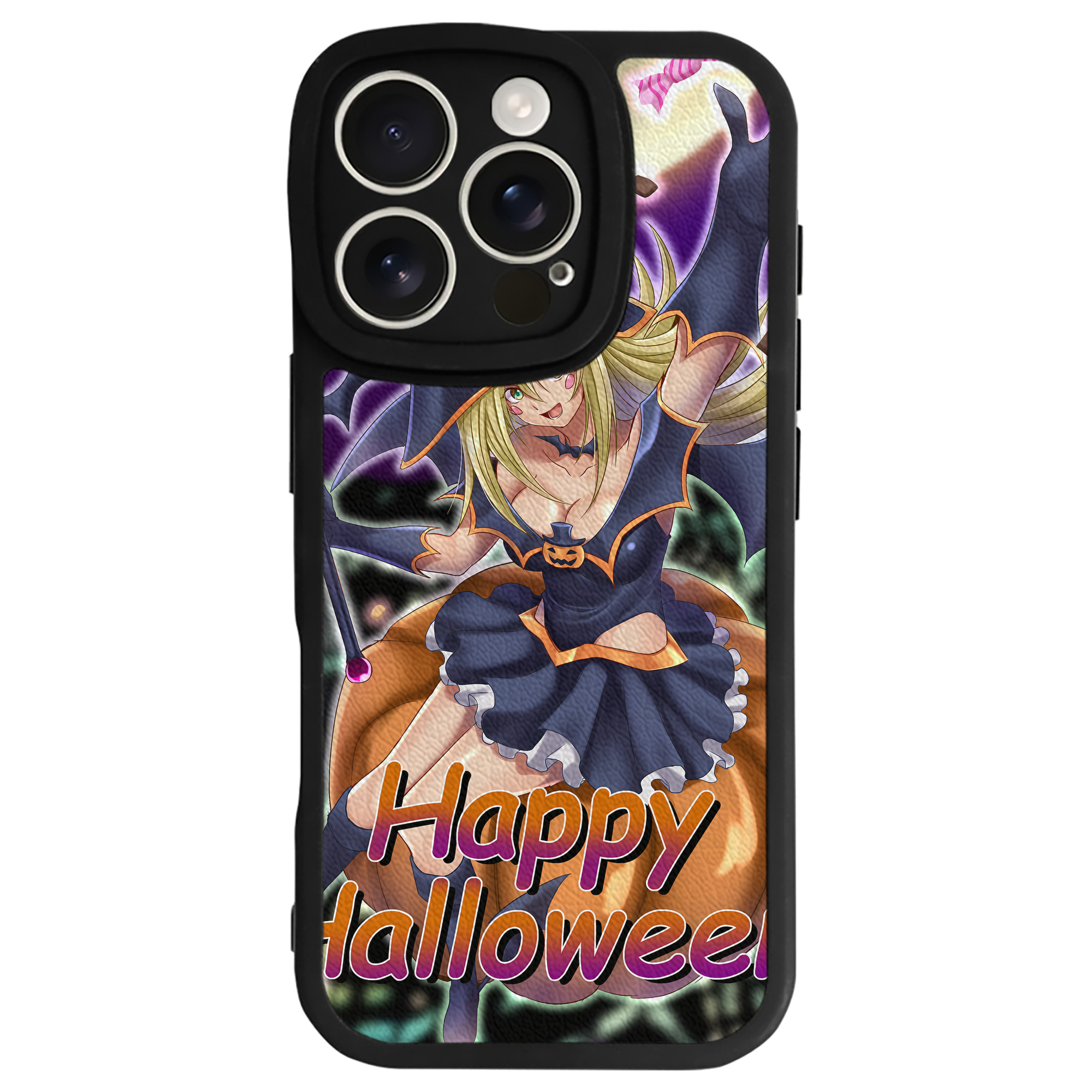 （画像用） 遊☆戯☆王 Yu-Gi-Oh! 【iPhone 16シリーズ対応】シリコンスマホケース（レザー調） 材質：シリコン